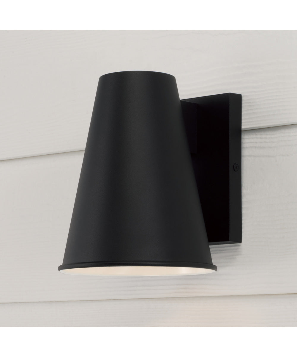 Yardley 1-Light Outdoor Wall-Lantern Black