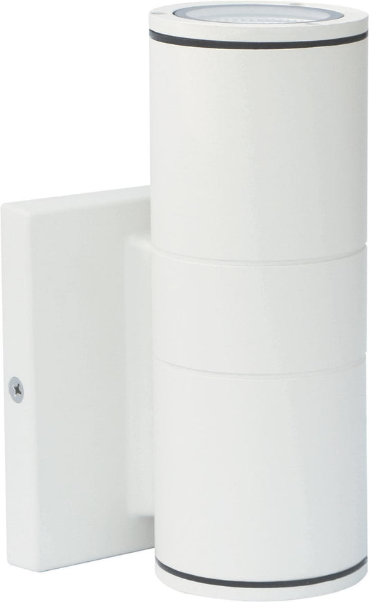 7" 1-Light Outdoor LED Wall Light White