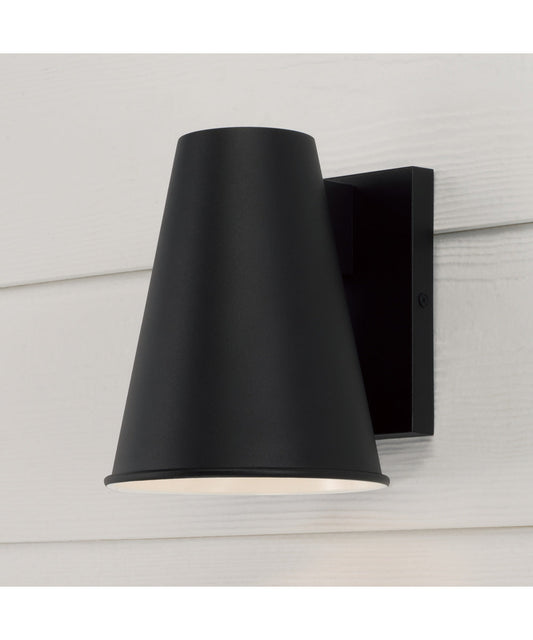 Yardley 1-Light Outdoor Wall-Lantern Black