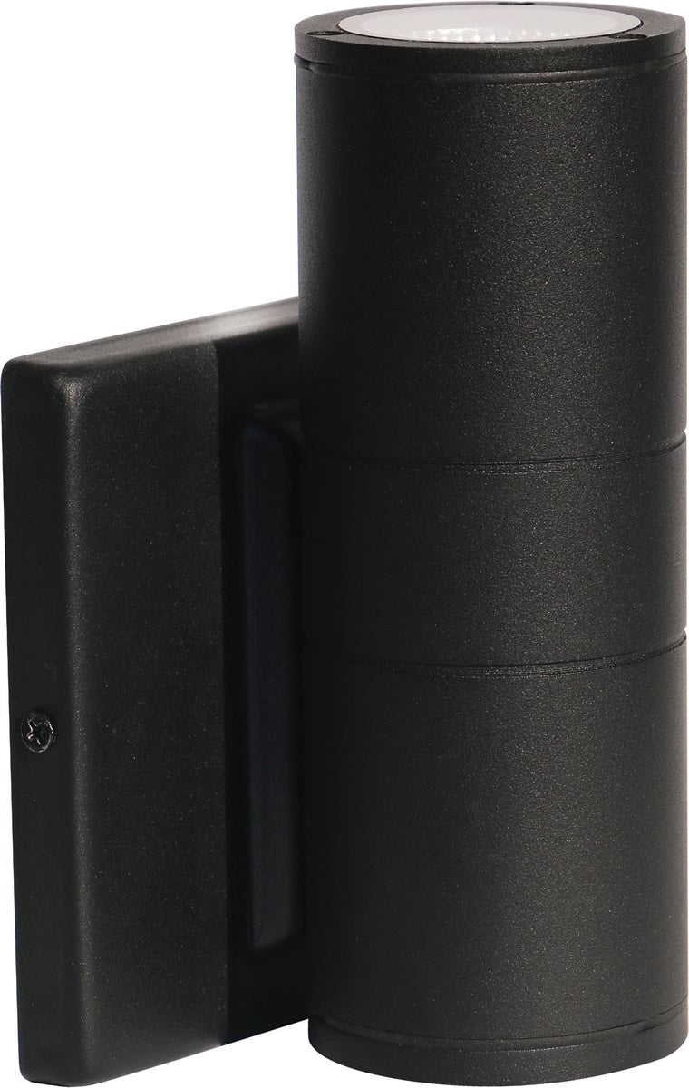7"H 1-Light Outdoor LED Wall Light Black