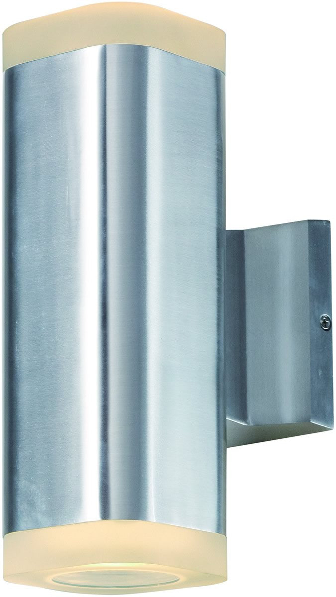 4" LED Outdoor Wall Sconce Brushed Aluminum